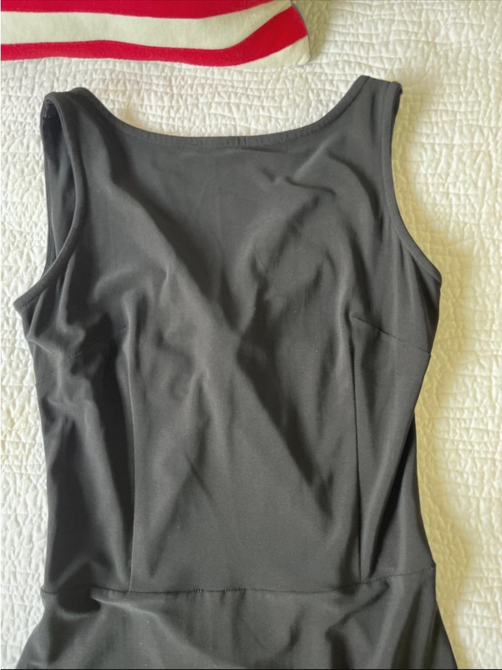 Vintage Classic Black Sleeveless A-Line Dress - Picture 2 of 5
